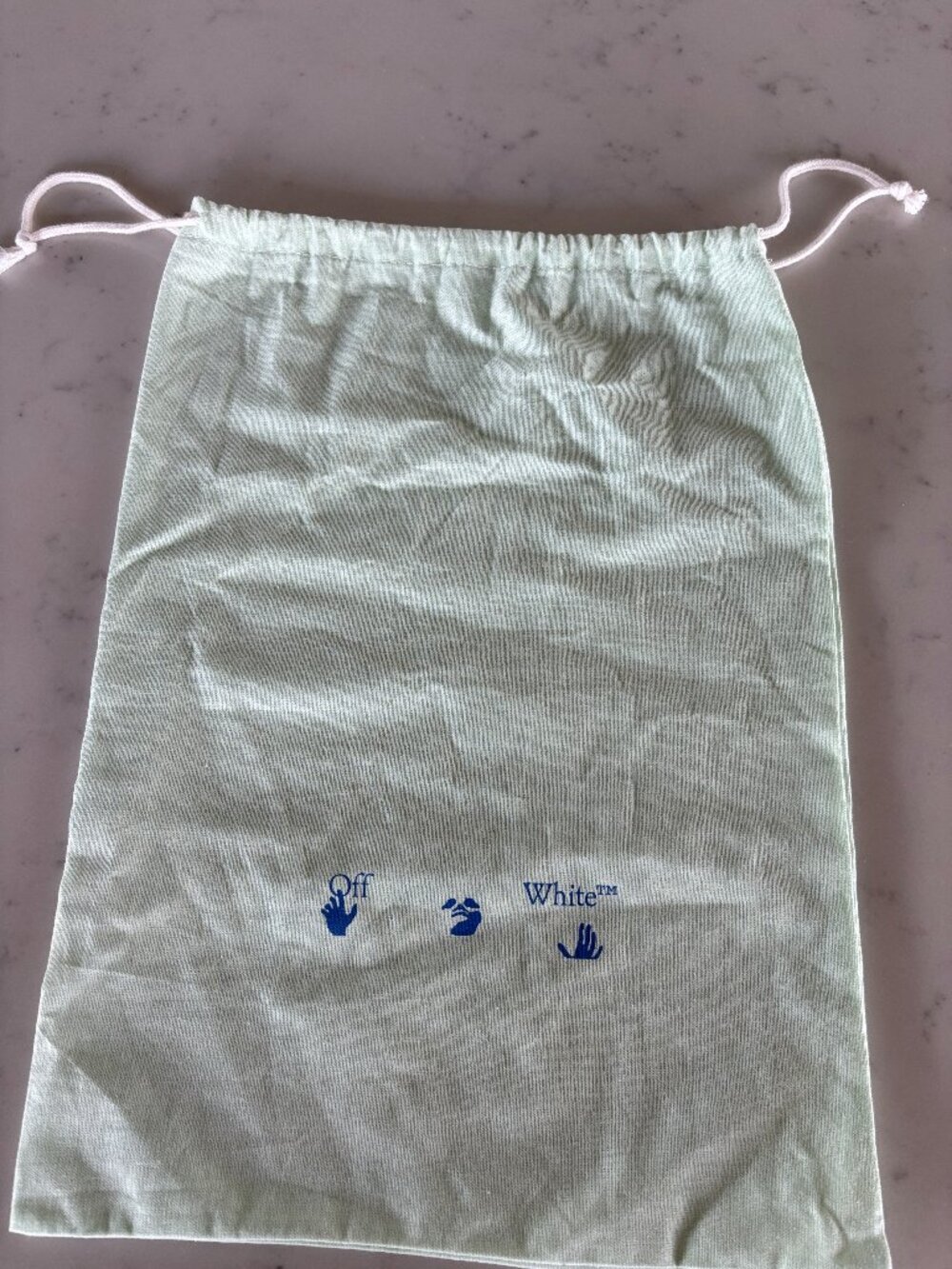 Off White Cinch Bag